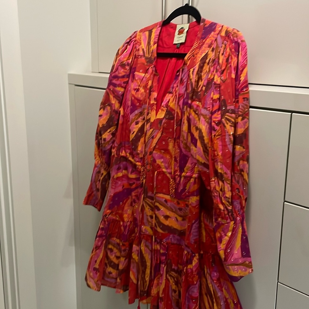 Farm Rio hot pink dress nwt